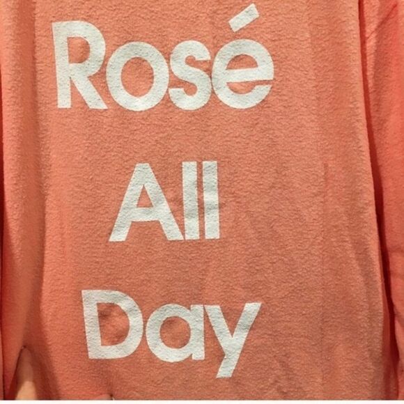Wildfox Rose All day long sleeve soft sweater - Picture 2 of 6